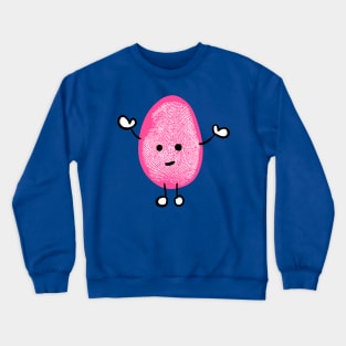 Pinky Finger Print Isn't So Sure Crewneck Sweatshirt